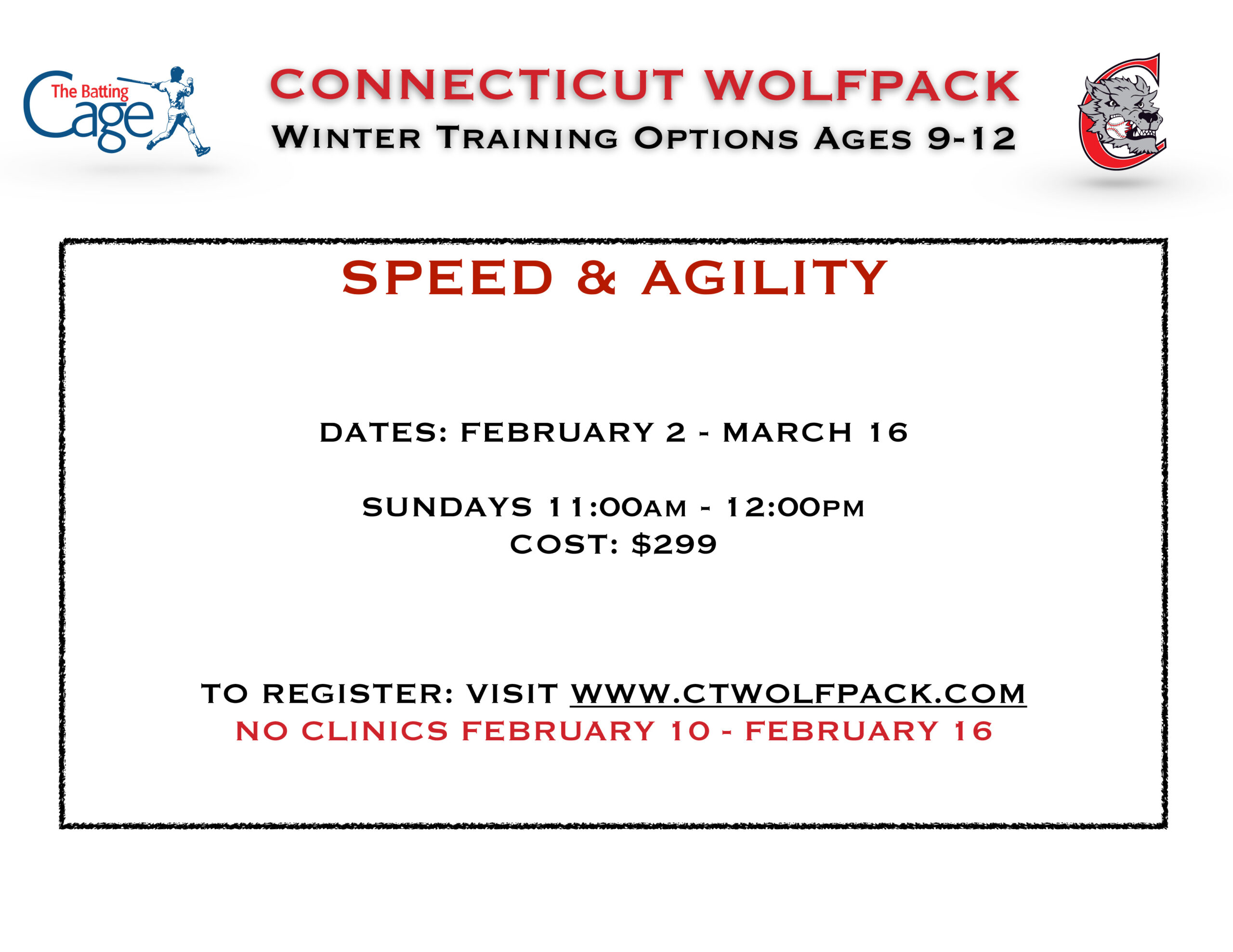 2025 WINTER TRAINING 11U-12U Speed and Agility